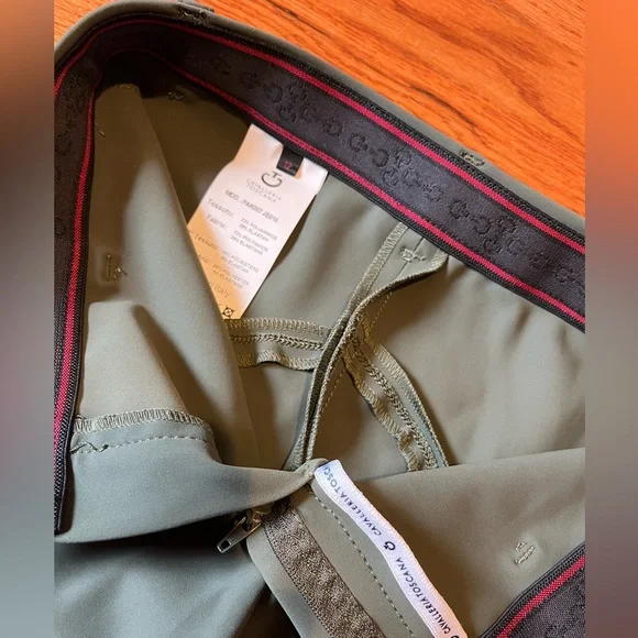 Kids Cavalleria Green Logo grip Breeches - Picture 5 of 8